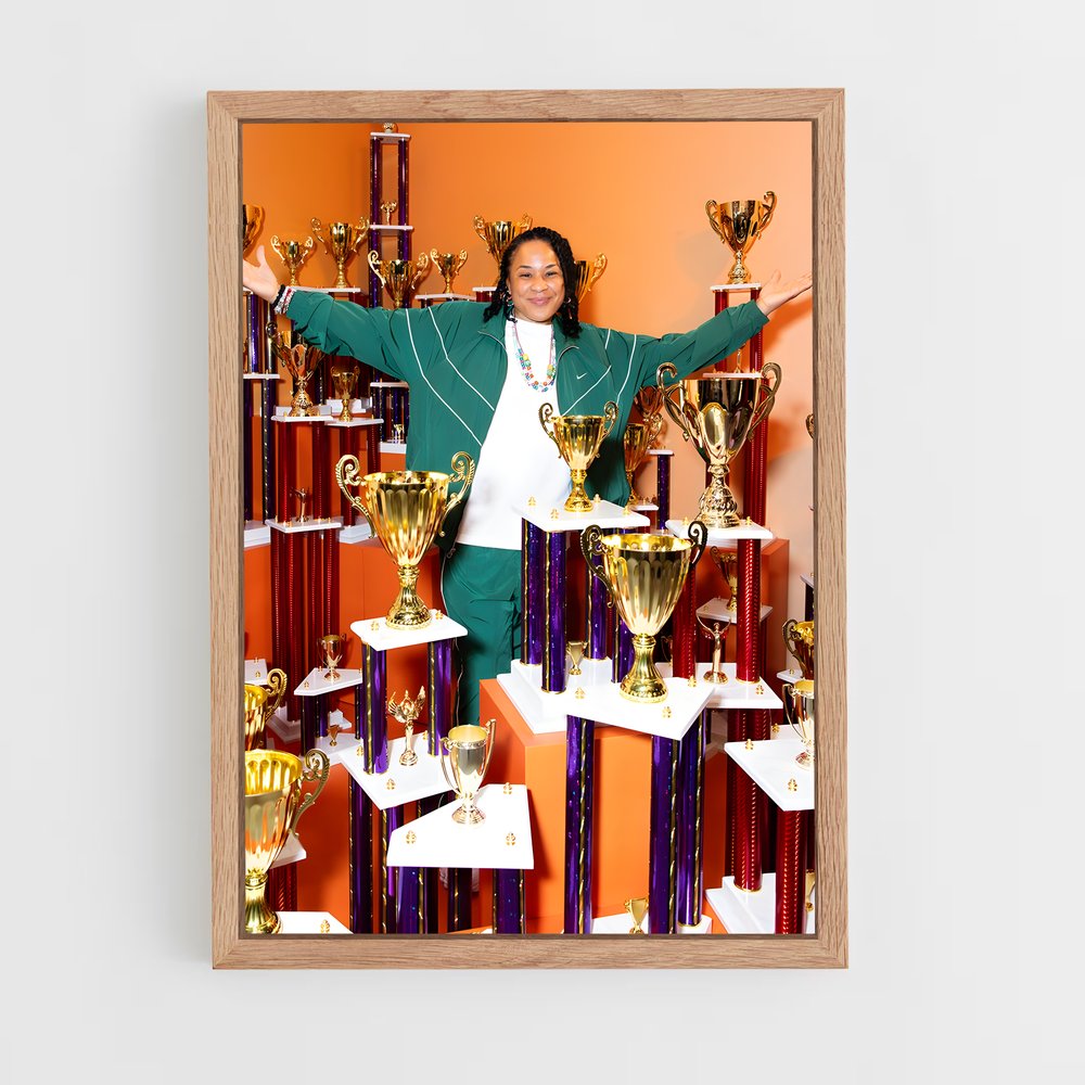 Poster Trophées en Or – affiche Basketball (vue 4)